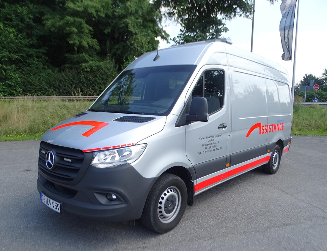 Commercial van collection and workshop support